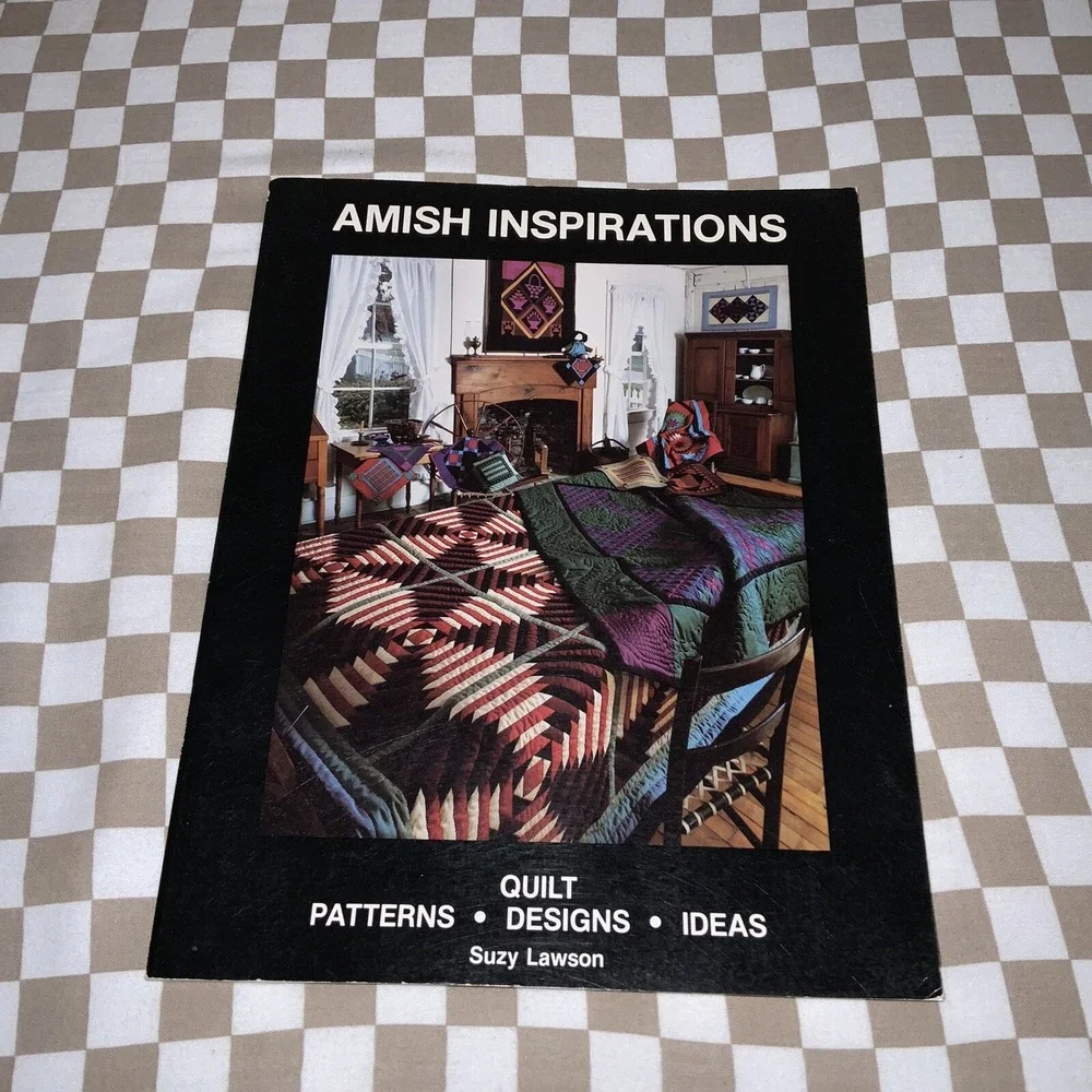 Amish Inspirations 46 Quilt Template Patterns Designs Paperback Book Suzy Lawson